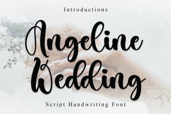 Angeline Wedding: A Festive Script Font for Editorial Design