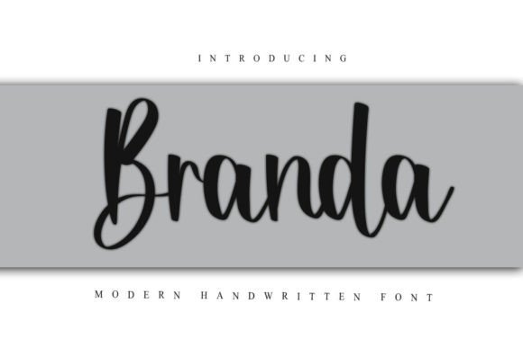 Branda: A Festive Script Amp Typeface for Handmade Holiday Designs