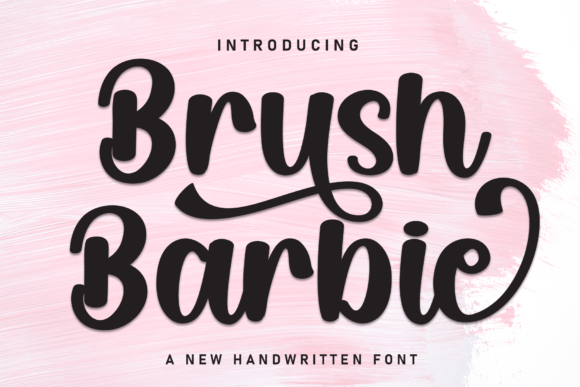 Brush Barbie: A Handwritten Font for Modern Web Design