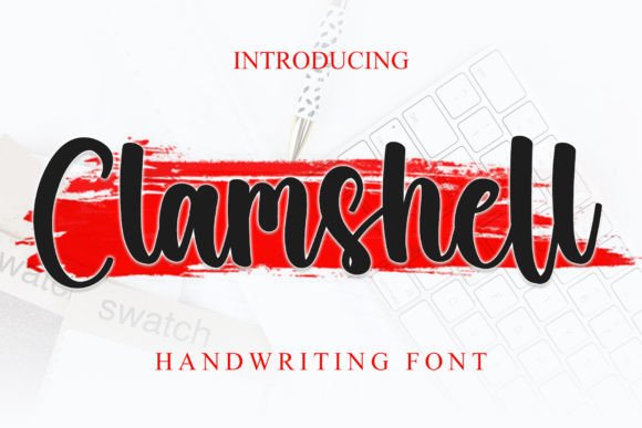 Clamshell: A Festive Script Font for Holiday Editorial Design