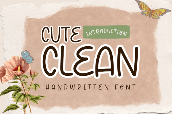 Cute Clean: A Handwritten Typeface for Authentic Brand Identity