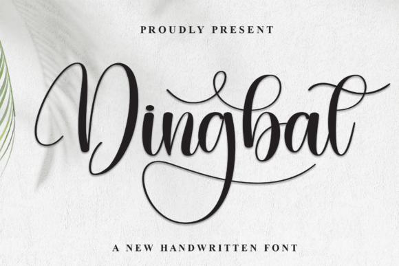 Dingbat: A Handwritten Typeface for Warm Editorial Design
