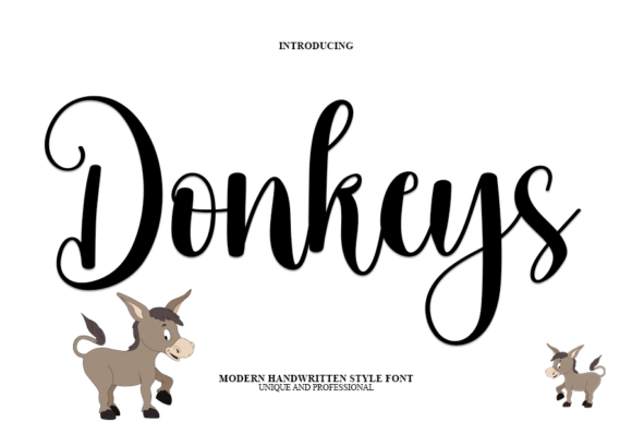 Donkeys Typeface: A Designer’s Guide to Handwritten Branding