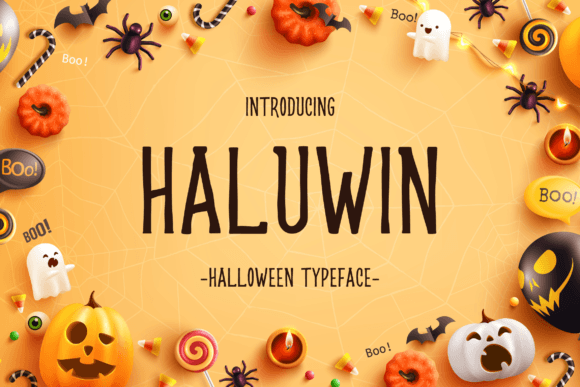 Haluwin: A Quirky Handwritten Font for Memorable Branding
