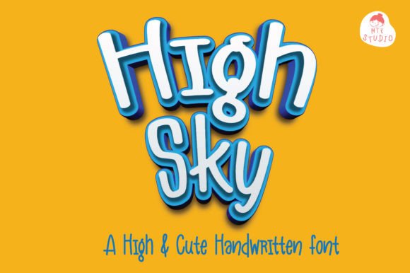 Highsky: The Handwritten Typeface for Scroll-Stopping Social Media Graphics