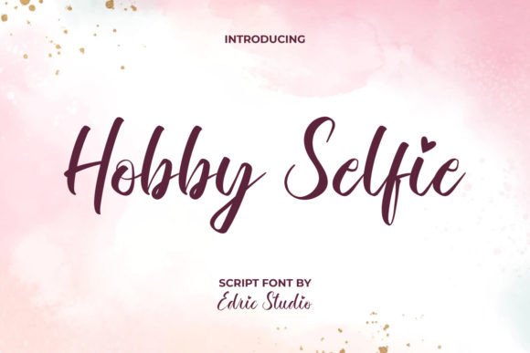 Hobby Selfie: A Relaxed Script Font for Editorial Branding