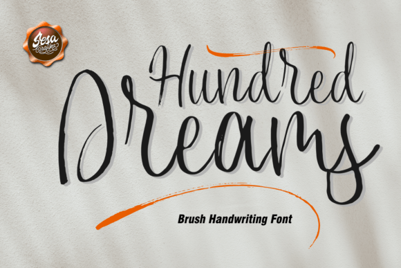 Hundred Dreams: A Handwritten Typeface for Elevating Handmade Brands