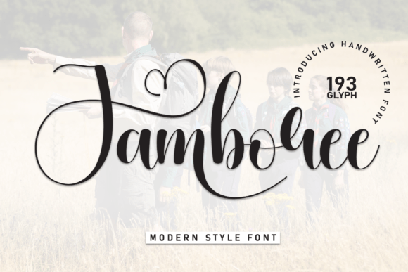 Jamboree: The Elegant Script Font for Editorial Design