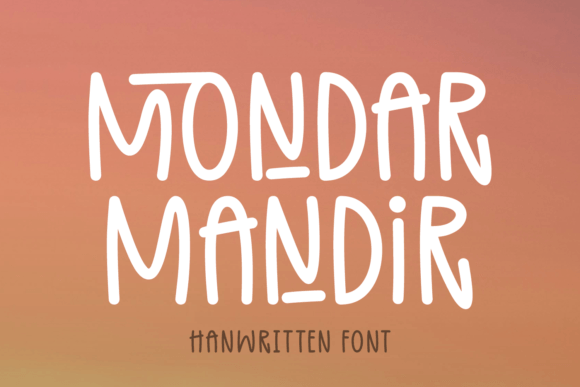 Mondar Mandir: A Stylish Script Font for Polished Brand Identity