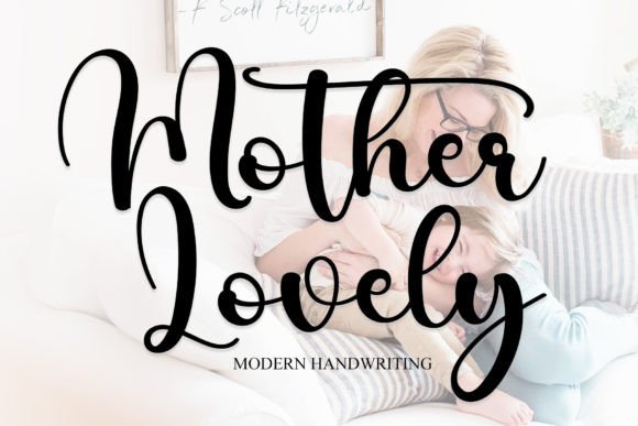 Mother Lovely: A Festive Script Font for Holiday Campaigns