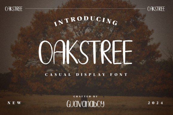 Oakstree: The Handwritten Typeface for Engaging Editorial Design