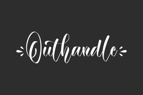 Outhandle Font: Elevate Handmade Labels and Invitations