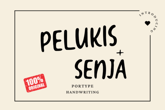 Pelukis Senja: The Handwritten Typeface for Authentic Brand Identity
