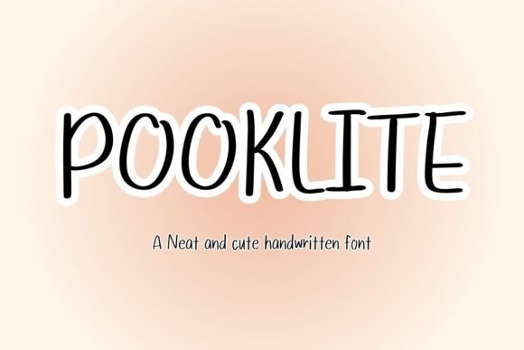 Pooklite Typeface: Elevating Editorial Design with Modern Script