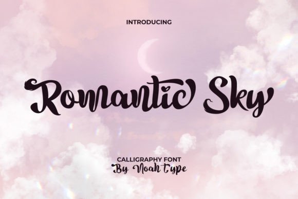 Romantic Sky: A Creative Font for Engaging Campaign Visuals
