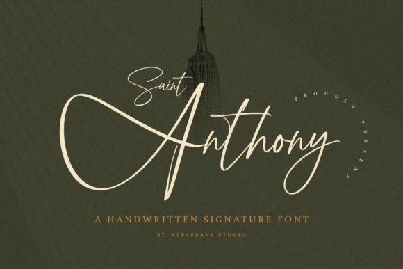 Saint Anthony: A Handwritten Typeface for Modern Editorial Design