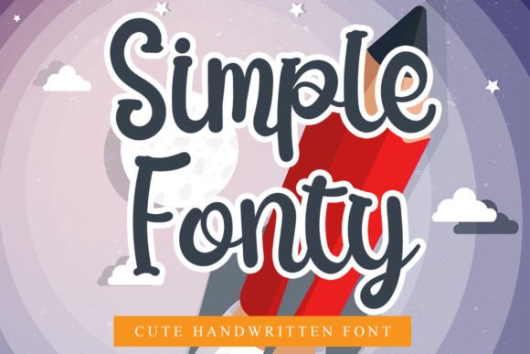 Simple Fonty: A Chic Script Typeface for Modern Brand Identity