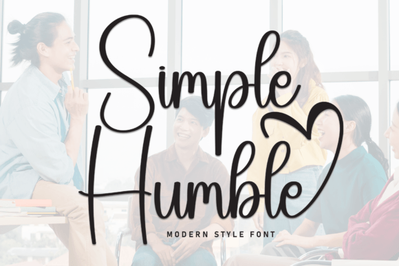 Simple Humble: A Handwritten Display Font for Whimsical Branding