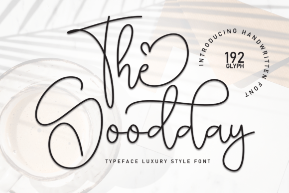 The Goodday: A Stylish Script Font for Elegant Brand Identity
