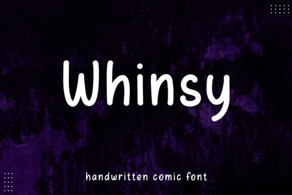 Whinsy: The Handwritten Typeface for Editorial Design